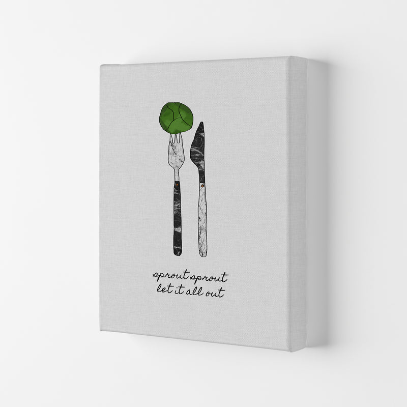 Sprout Sprout Print By Orara Studio, Framed Kitchen Wall Art Canvas