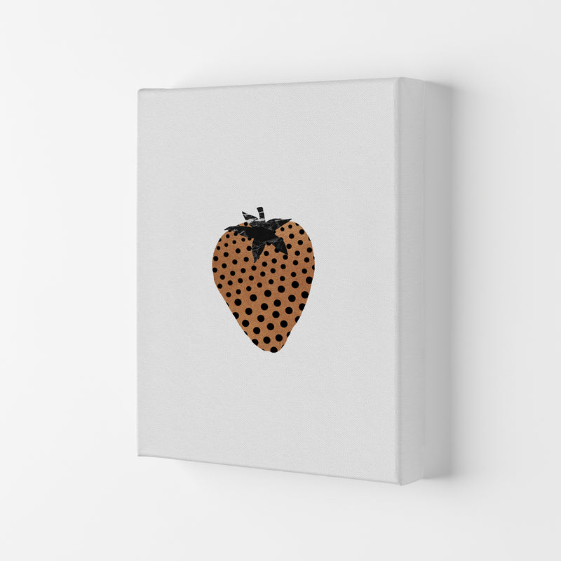 Strawberry Fruit Illustration Print By Orara Studio, Framed Kitchen Wall Art Canvas