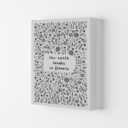 The Earth Laughs In Flowers Shakespeare Quote Print By Orara Studio Canvas