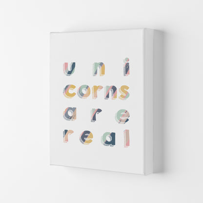 Unicorns Are Real Art Print By Orara Studio, Framed Childrens Wall Art Poster Canvas