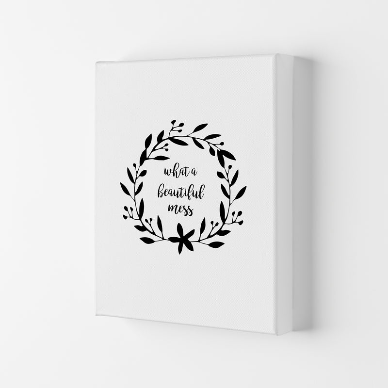 What A Beautiful Mess Illustration Print By Orara Studio Canvas