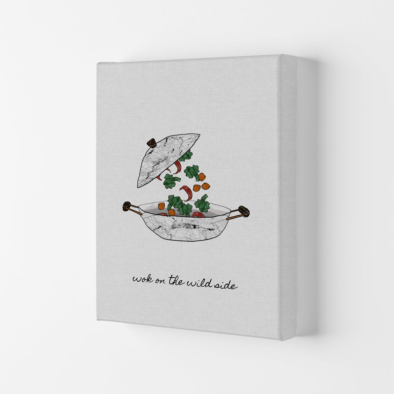 Wok On The Wild Side Print By Orara Studio, Framed Kitchen Wall Art Canvas