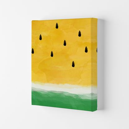 Yellow Watermelon Print By Orara Studio, Framed Kitchen Wall Art Canvas
