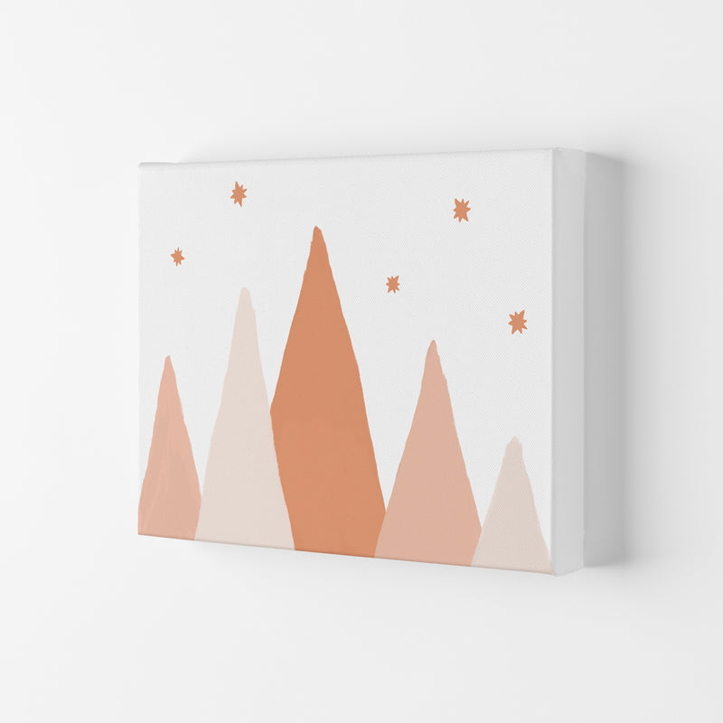 Blush Mountains Christmas Art Print by Orara Studio Canvas