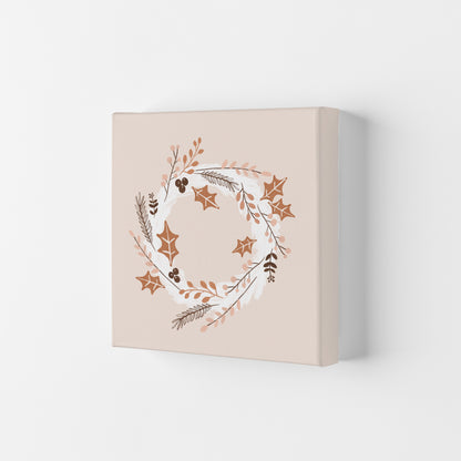 Christmas Wreath Christmas Art Print by Orara Studio Canvas
