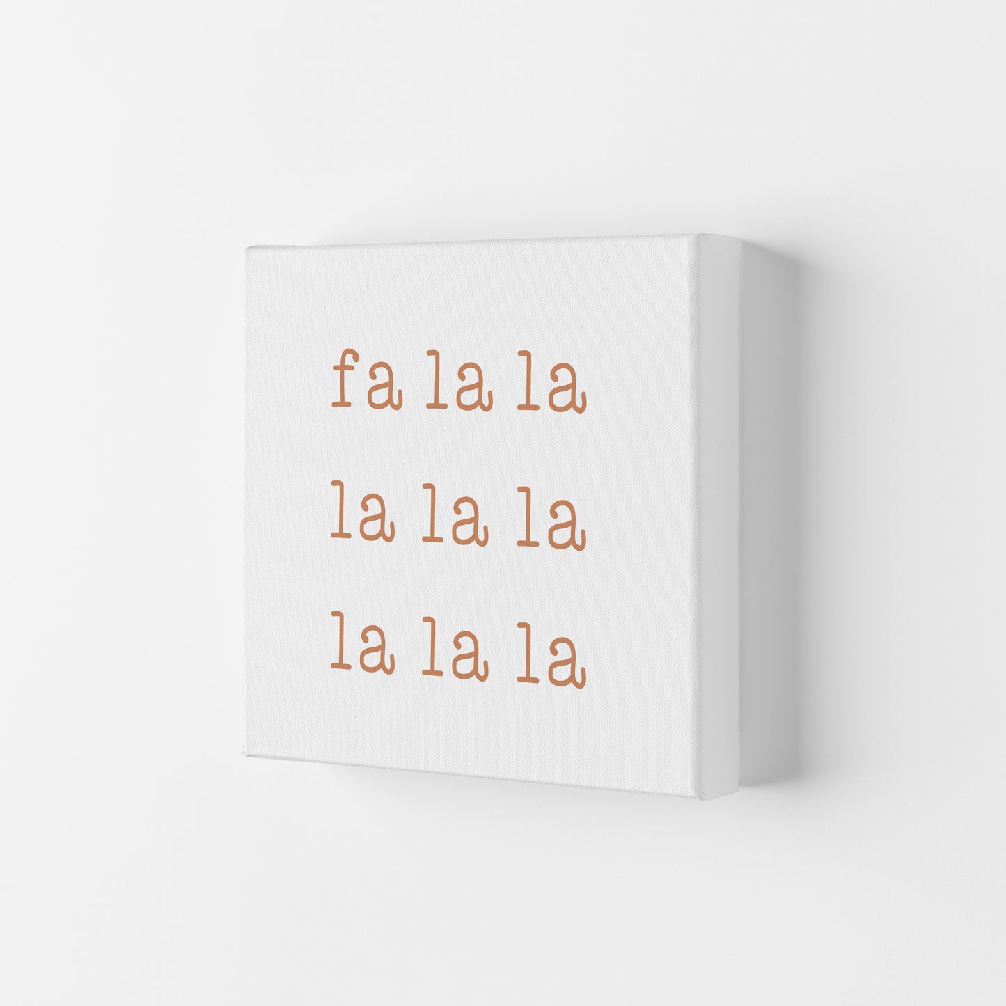 Fa La La Christmas Art Print by Orara Studio Canvas