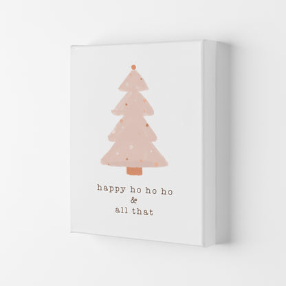 Happy Ho Ho Ho Christmas Art Print by Orara Studio Canvas
