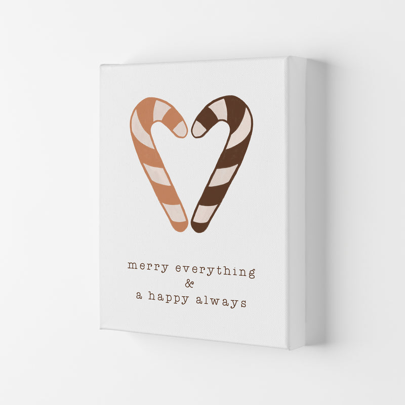 Merry Everything & A Happy Always Christmas Art Print by Orara Studio Canvas