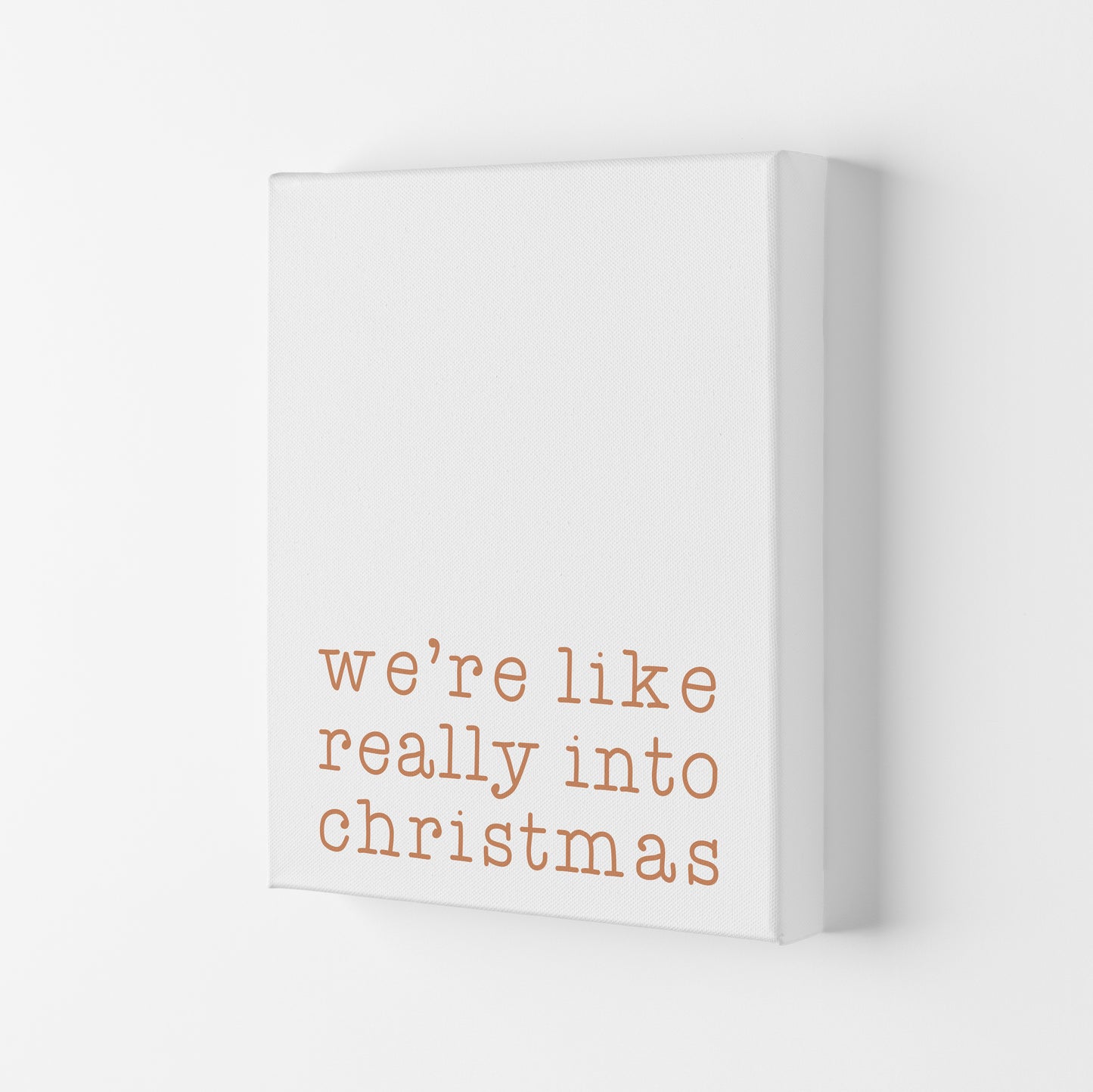 Really Into Christmas Christmas Art Print by Orara Studio Canvas