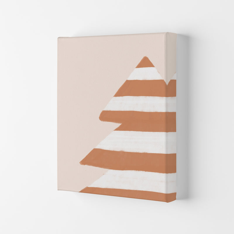 Stripey Xmas Tree Christmas Art Print by Orara Studio Canvas