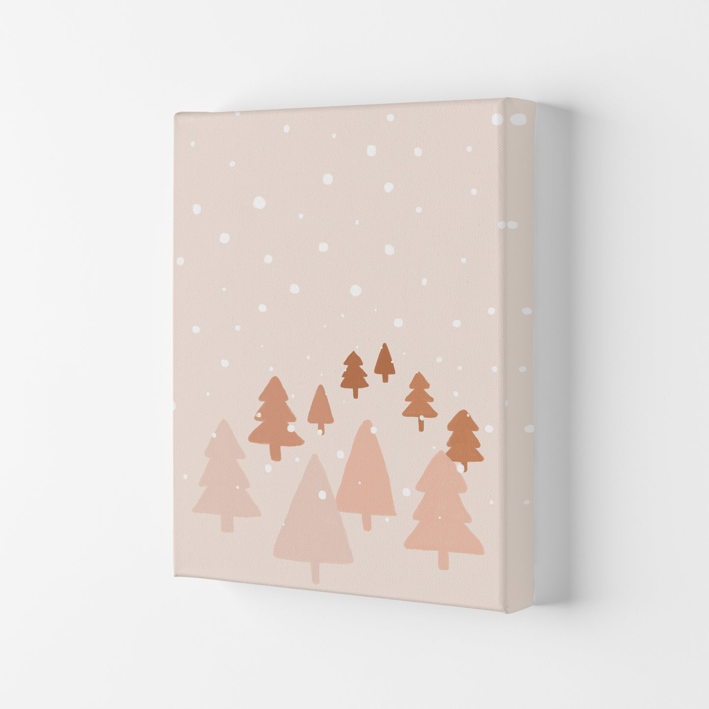 Winter Forest Christmas Art Print by Orara Studio Canvas