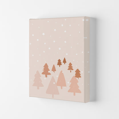 Winter Forest Christmas Art Print by Orara Studio Canvas