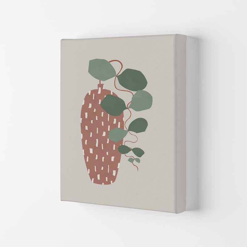 Terrazzo & Leaves Art Print by Orara Studios Canvas