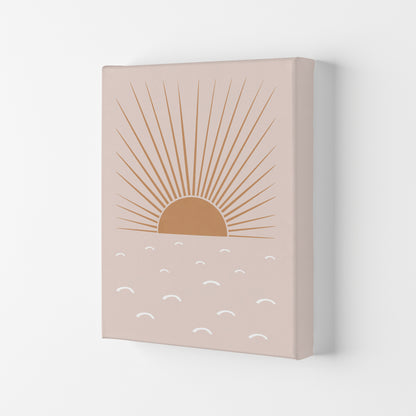 Blush Sun Art Print by Orara Studio Canvas