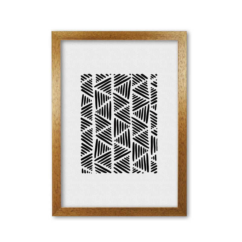 Black And White Abstract I Print By Orara Studio Oak Grain