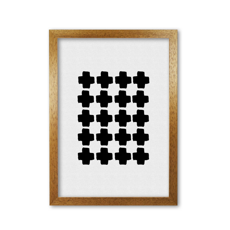 Black And White Abstract III Print By Orara Studio Oak Grain
