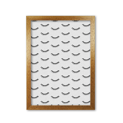Eyes Closed Print By Orara Studio Oak Grain