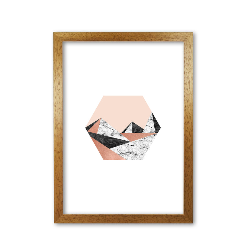Geometric Landscape III Print By Orara Studio Oak Grain