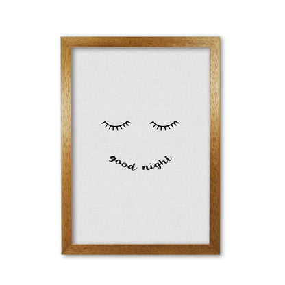 Good Night Quote Print By Orara Studio Oak Grain