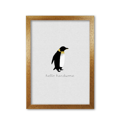Hello Handsome Animal Quote Print By Orara Studio Oak Grain