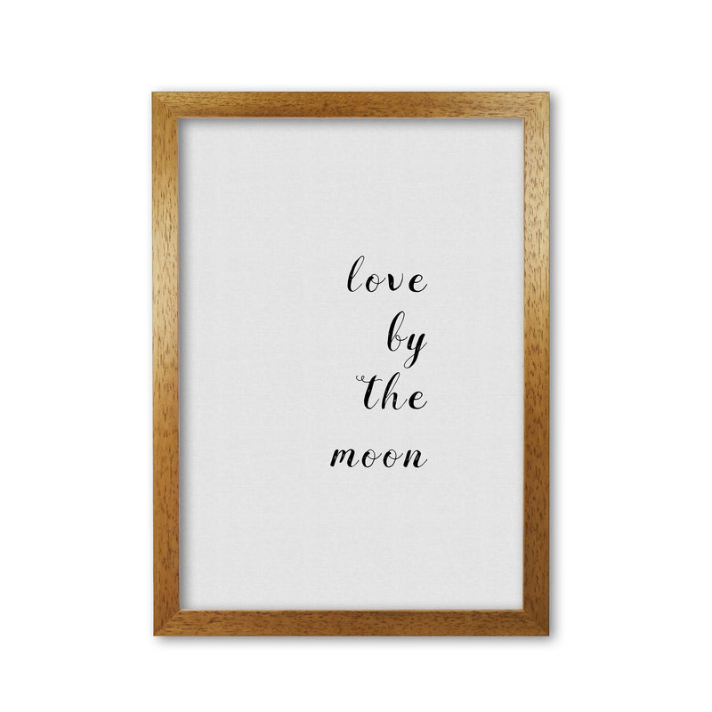 Love By The Moon Print By Orara Studio Oak Grain