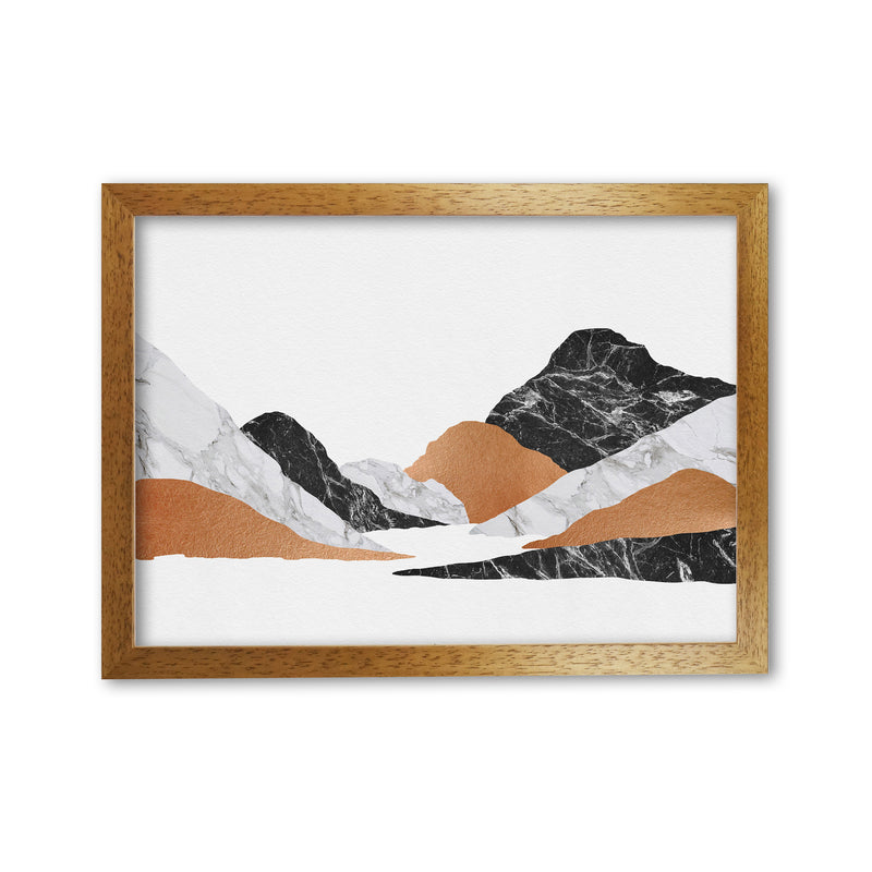 Marble Landscape II Print By Orara Studio, Framed Botanical & Nature Art Print Oak Grain