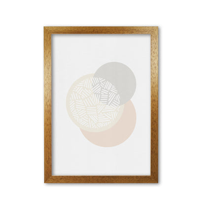 Minimalist Geometric IV Print By Orara Studio Oak Grain
