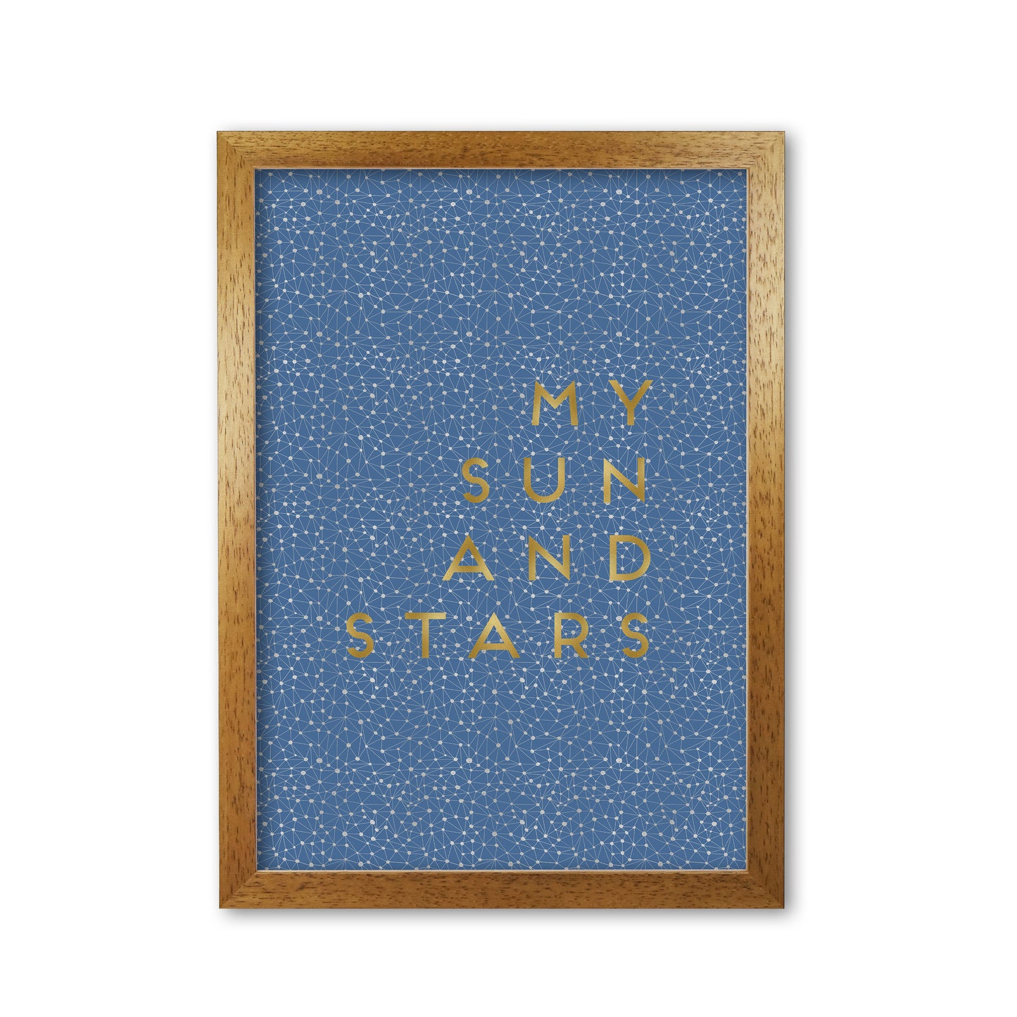 My Sun & Stars Print By Orara Studio Oak Grain