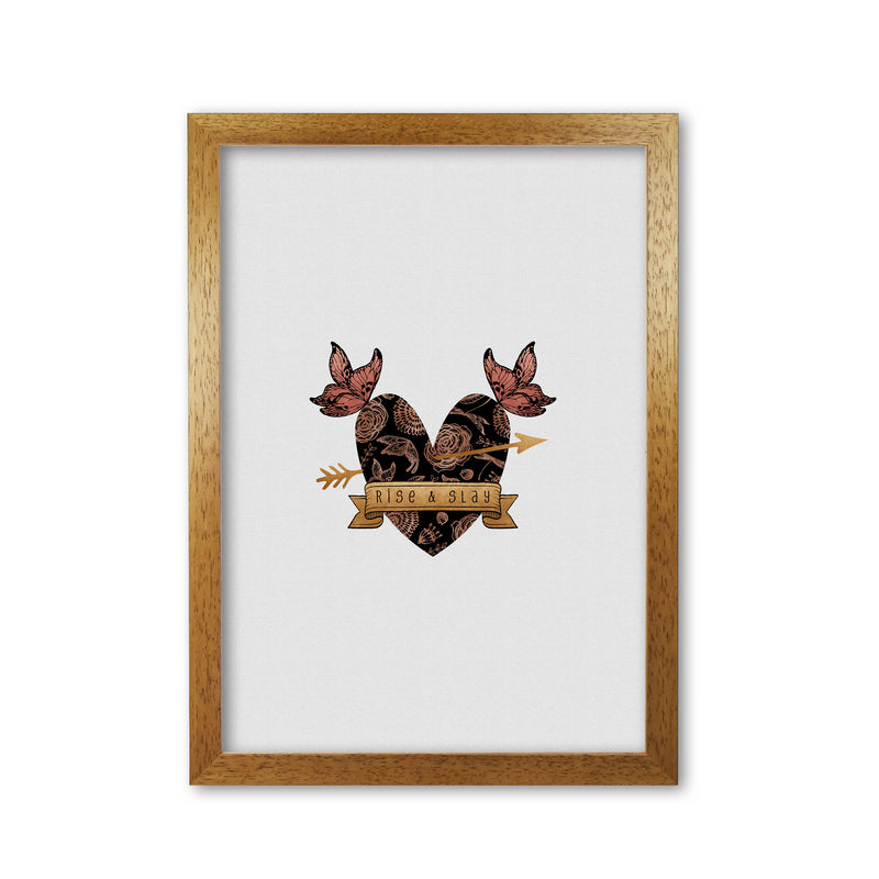 Rise & Slay Steampunk Print By Orara Studio Oak Grain
