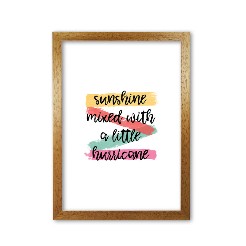 Sunshine Mixed With A Little Hurricane Print By Orara Studio Oak Grain