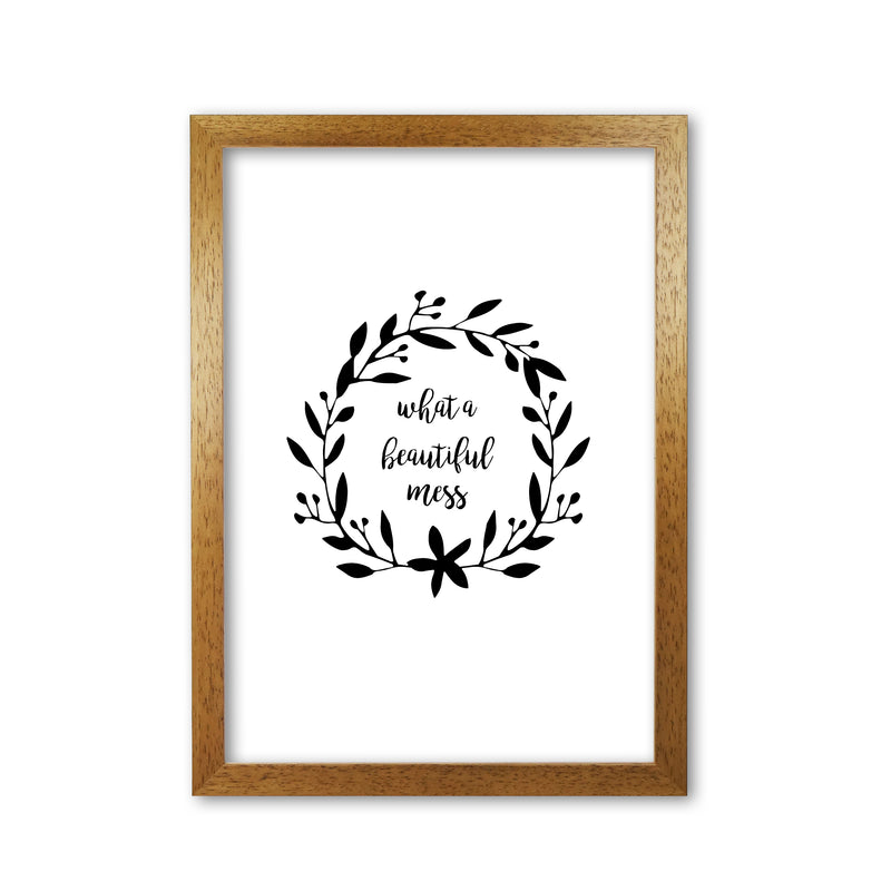What A Beautiful Mess Illustration Print By Orara Studio Oak Grain