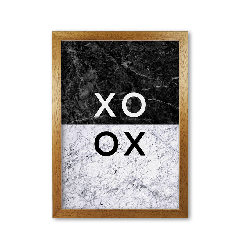XO Hugs & Kisses Quote Print By Orara Studio Oak Grain