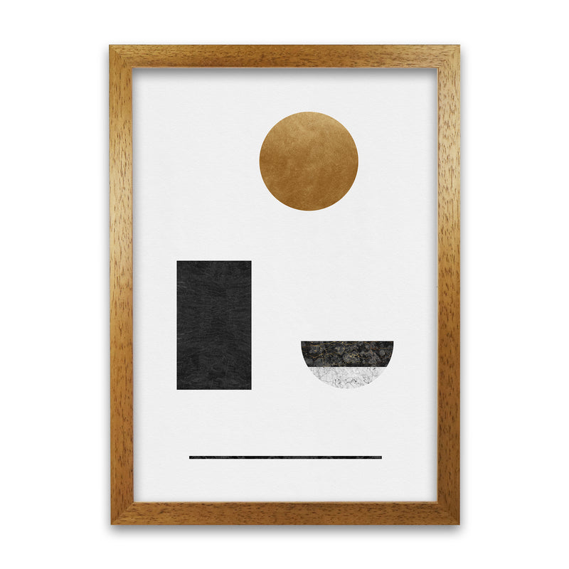 Abstract Geometric I Art Print by Orara Studio A1 Oak Frame