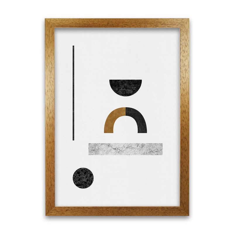 Abstract Geometric III Art Print by Orara Studio A2 Black Frame