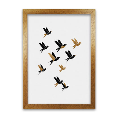 Origami Birds Collage II Art Print by Orara Studio A1 Print Only