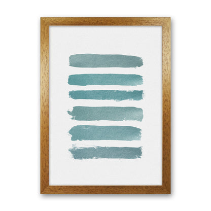 Ombre Turquoise Art Print by Orara Studio