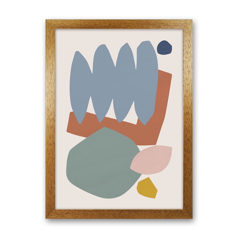 Collage Pastel II Art Print by Orara Studios Oak Grain