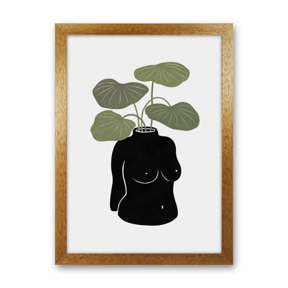 Boob-tanical Vase Art Print by Orara Studios Oak Grain