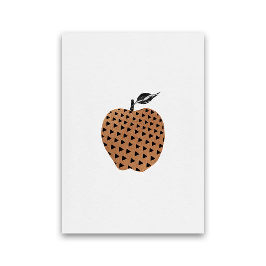 Apple Fruit Illustration Print By Orara Studio, Framed Kitchen Wall Art Print Only