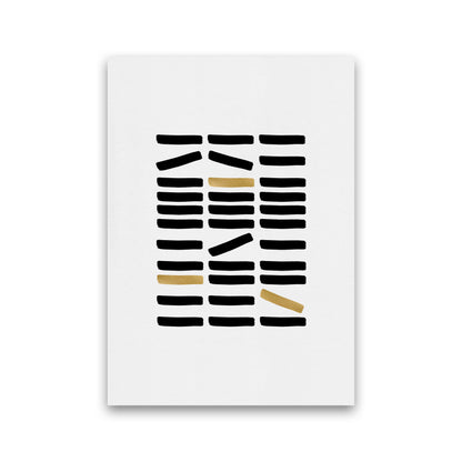 Black And Gold Abstract Print By Orara Studio Print Only