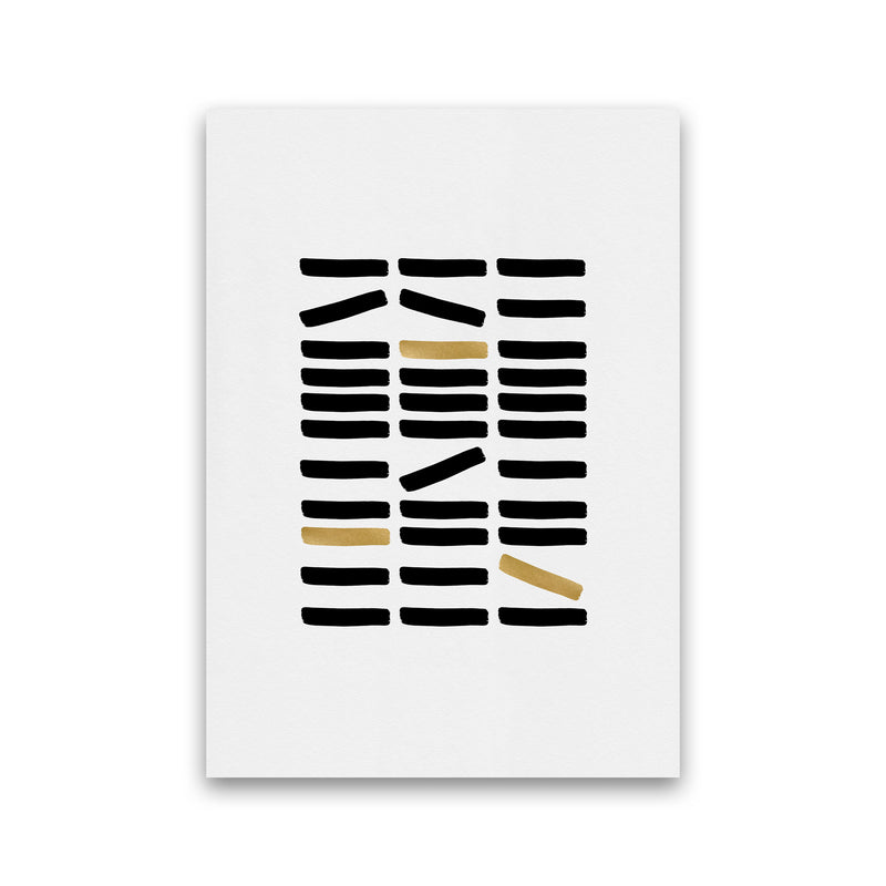 Black And Gold Abstract Print By Orara Studio Print Only