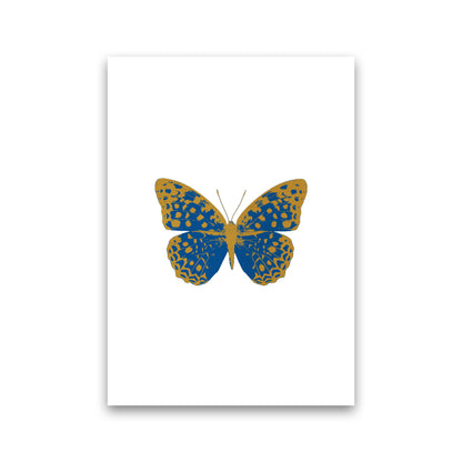Blue Butterfly Print By Orara Studio Animal Art Print Print Only