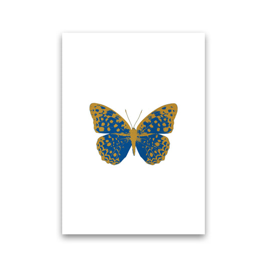 Blue Butterfly Print By Orara Studio Animal Art Print Print Only