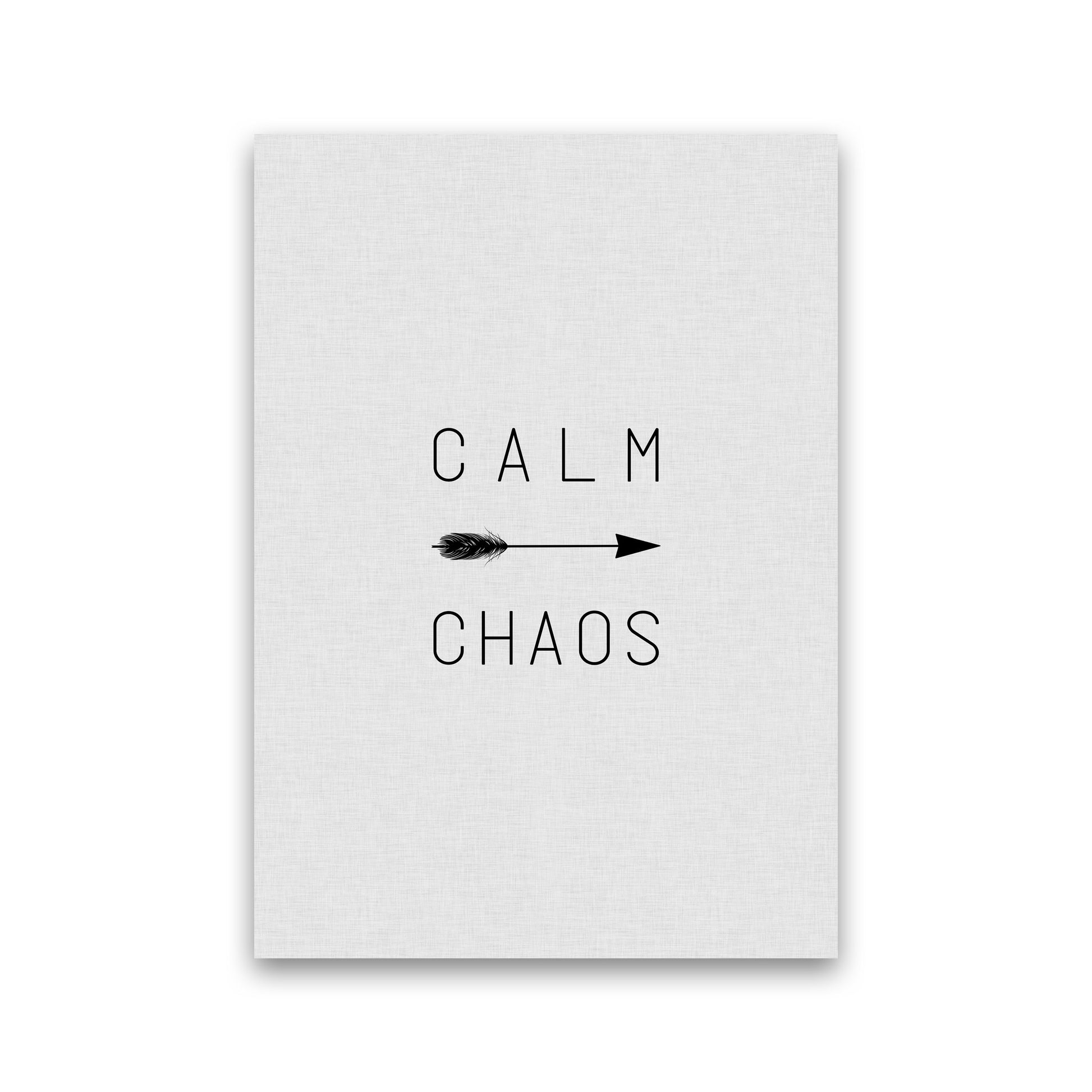 Calm Chaos Arrow Quote Print By Orara Studio Print Only