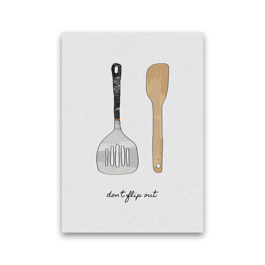 Don&#39;t Flip Out Print By Orara Studio, Framed Kitchen Wall Art Print Only