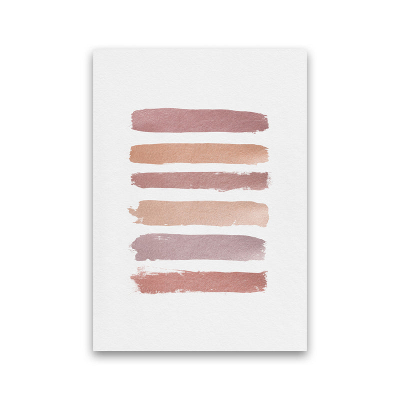 Dusty Rose Stripes Print By Orara Studio Print Only