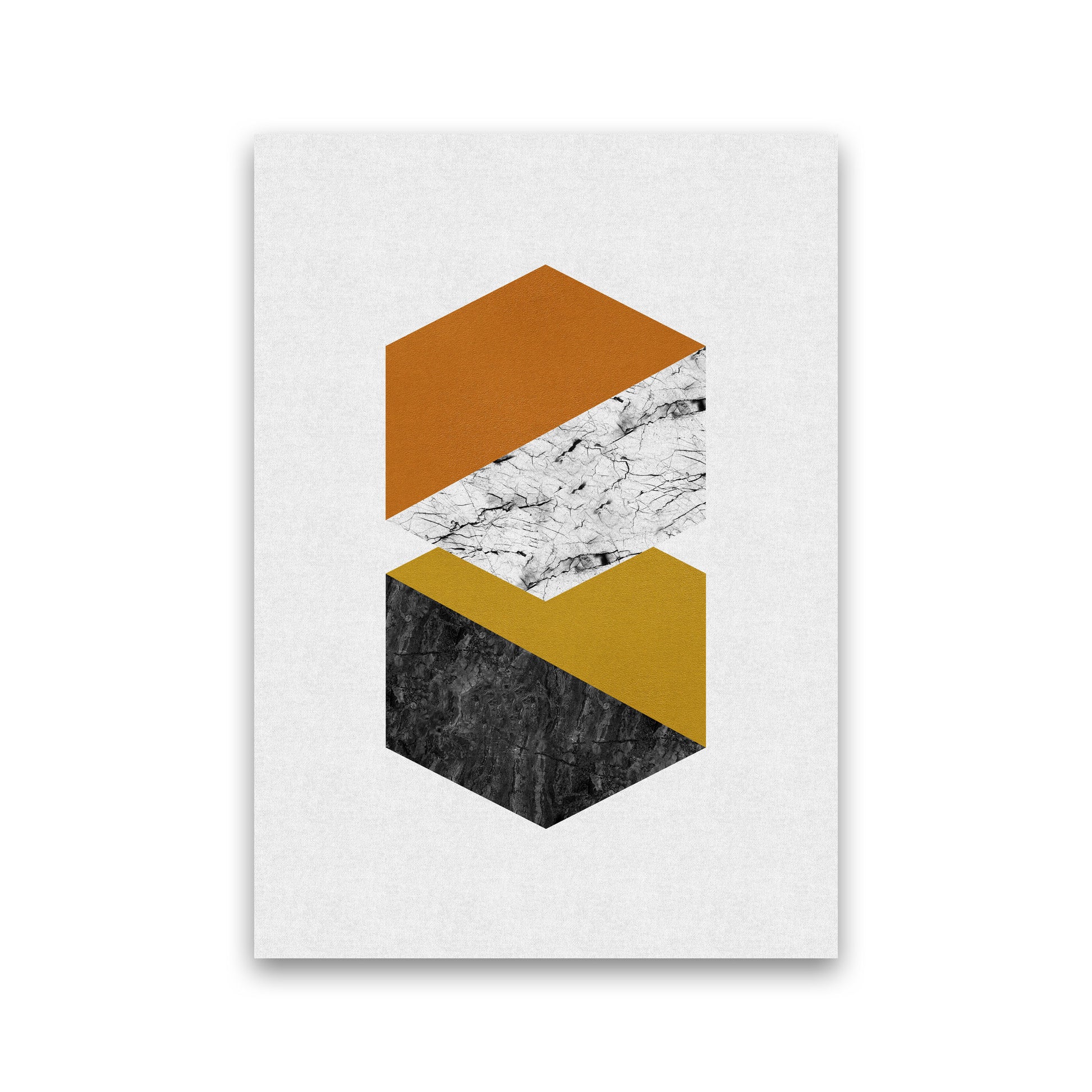 Geometric Hexagons Print By Orara Studio Print Only