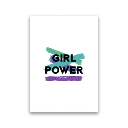 Girl Power Feminist Quote Print By Orara Studio Print Only