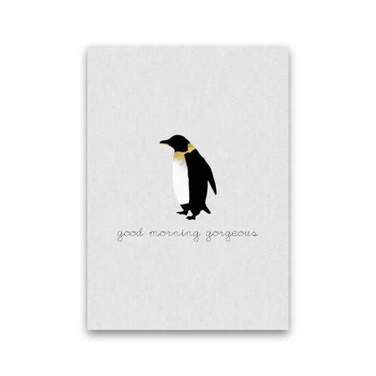 Good Morning Gorgeous Animal Quote Print By Orara Studio Print Only