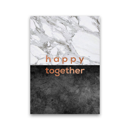 Happy Together Copper Quote Print By Orara Studio Print Only